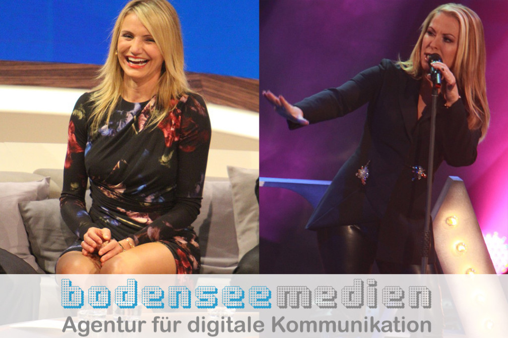 Cameron Diaz und Anastacia